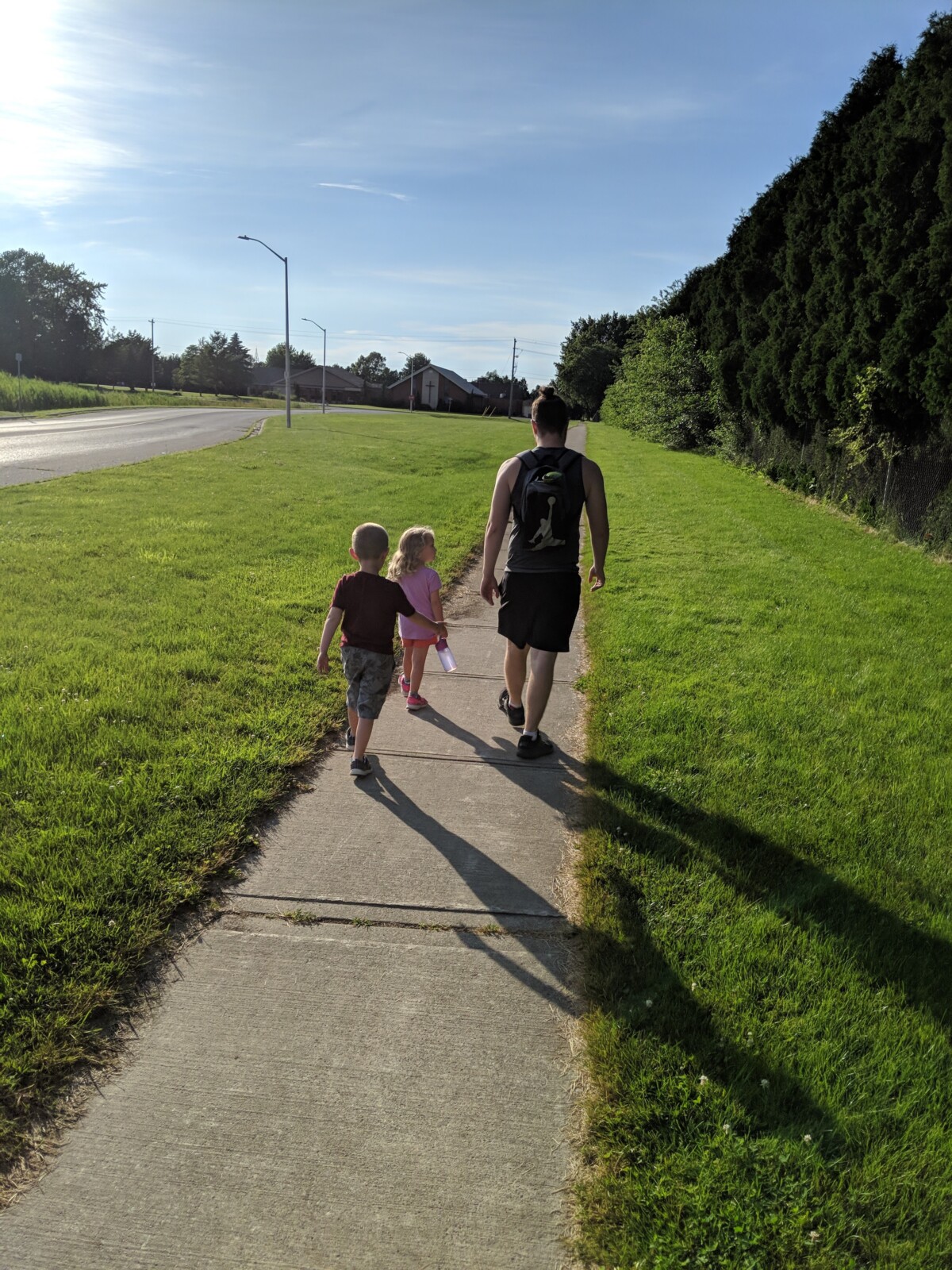 Walk to the park with "Uncle Jacob"